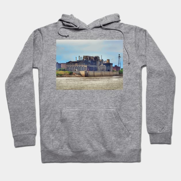 St. Louis industrial building Hoodie by WelshDesigns